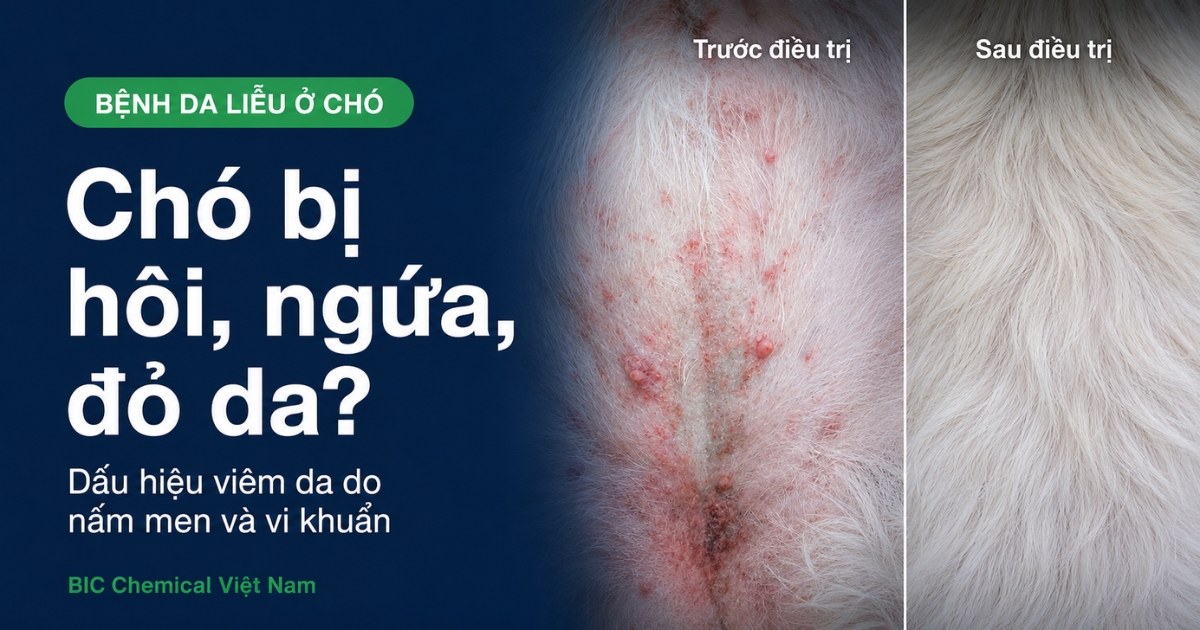 Chó Bị Hôi, Ngứa, Đỏ Da: Nguyên Nhân và Cách Điều Trị Viêm Da Đúng Cách