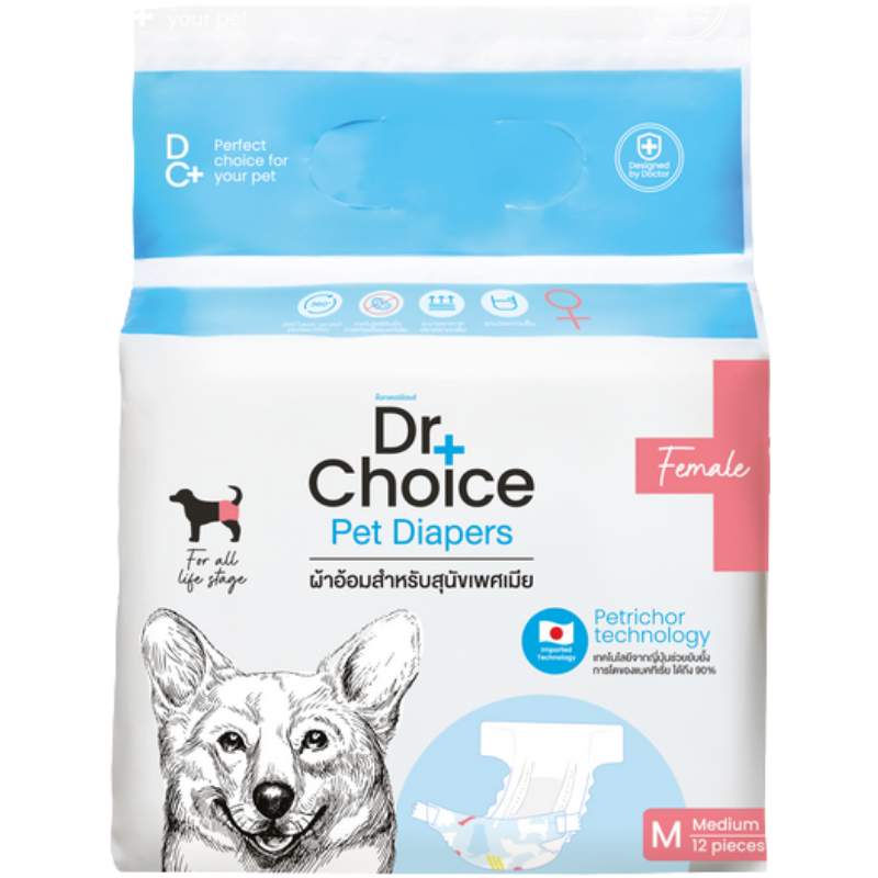 Tã vệ sinh cho Chó cái Dr Choice Female Pet Diaper size M