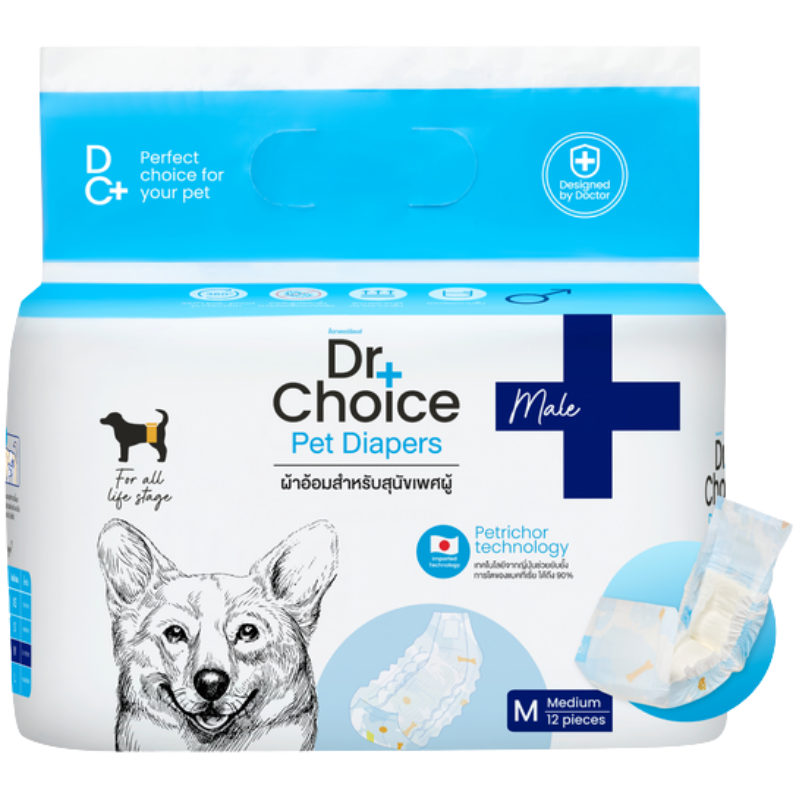 Tã vệ sinh cho Chó đực Dr Choice Male Pet Diaper size M