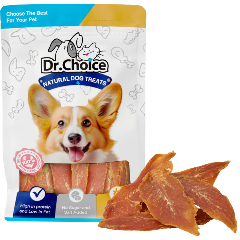 Bánh thưởng cho chó Dr Choice thăn Gà dạng phi lê